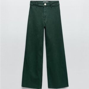 Zara Dark Green Marine Pants